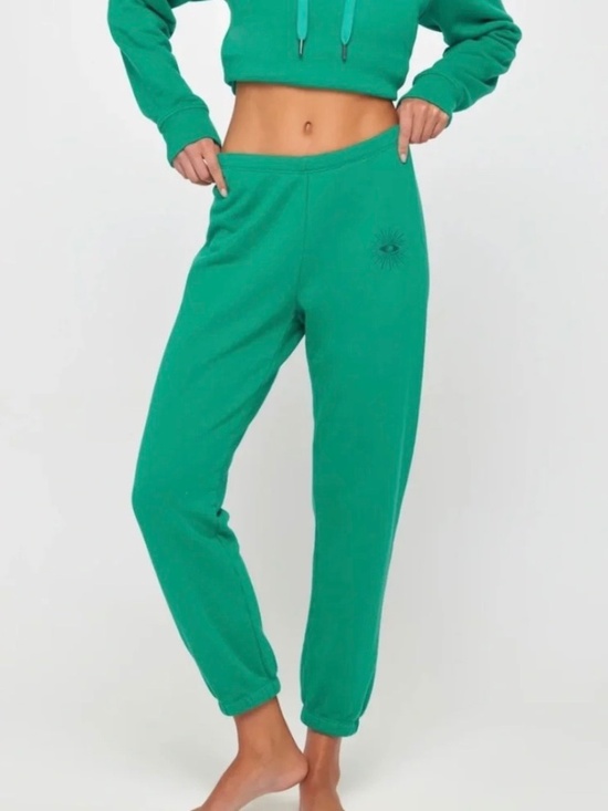 Spiritual Gangster Pants - Spiritual Gangster All Eyes On You Emerald Sweatpant